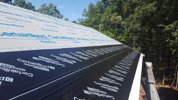 R.J. Talbot Roofing and Contracting. CertainTeed High Temp Ice and Water Shield with Diamond Deck Underlayment in Westford, MA (1)