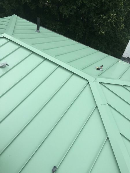 Metal Roof on a house.